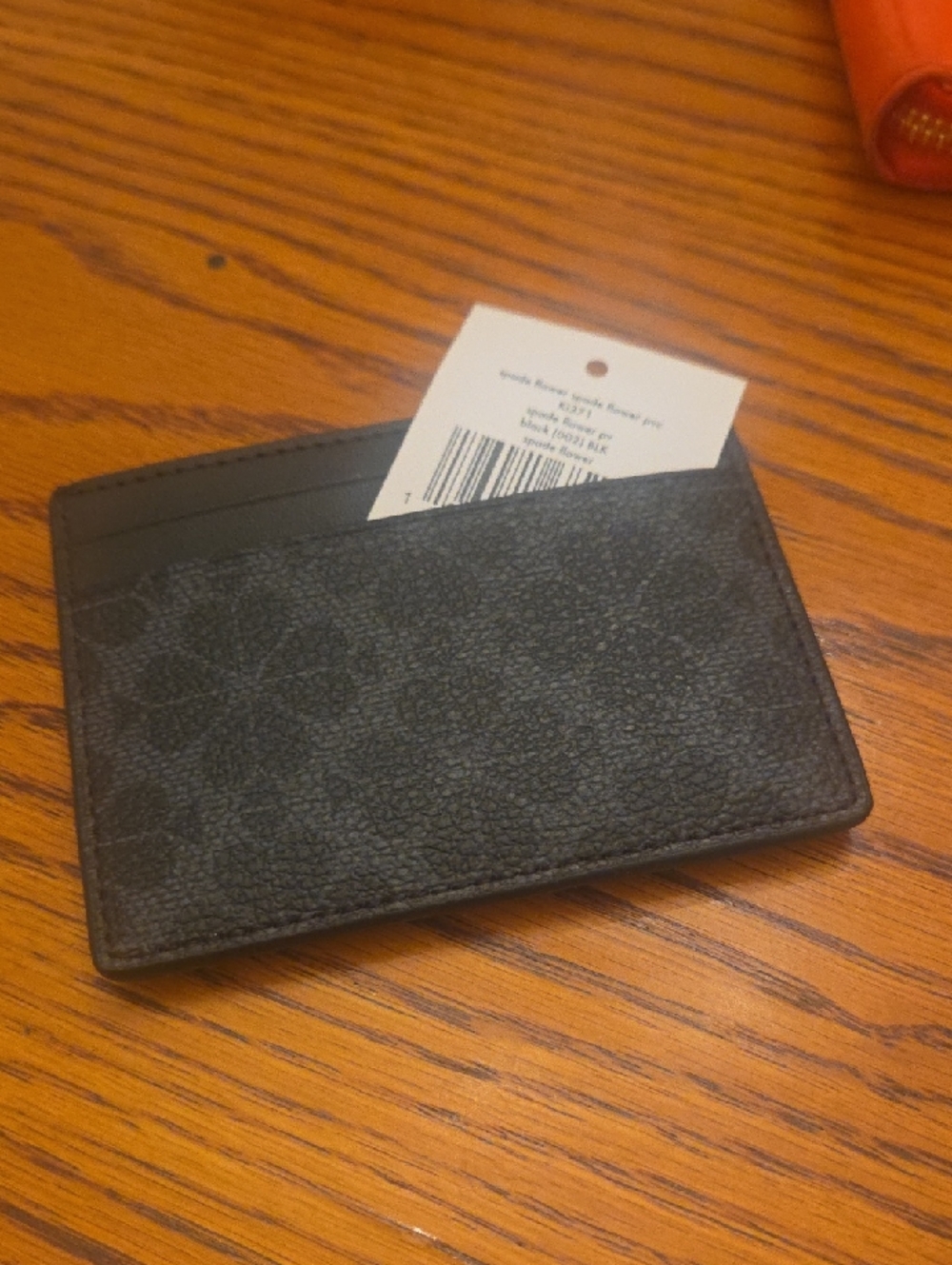 kate spade Black Textured Card & Key Holder